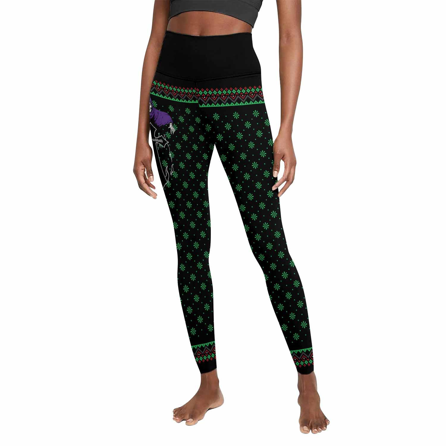 Holidays Bloody Holidays Women's Leggings - front view mockup