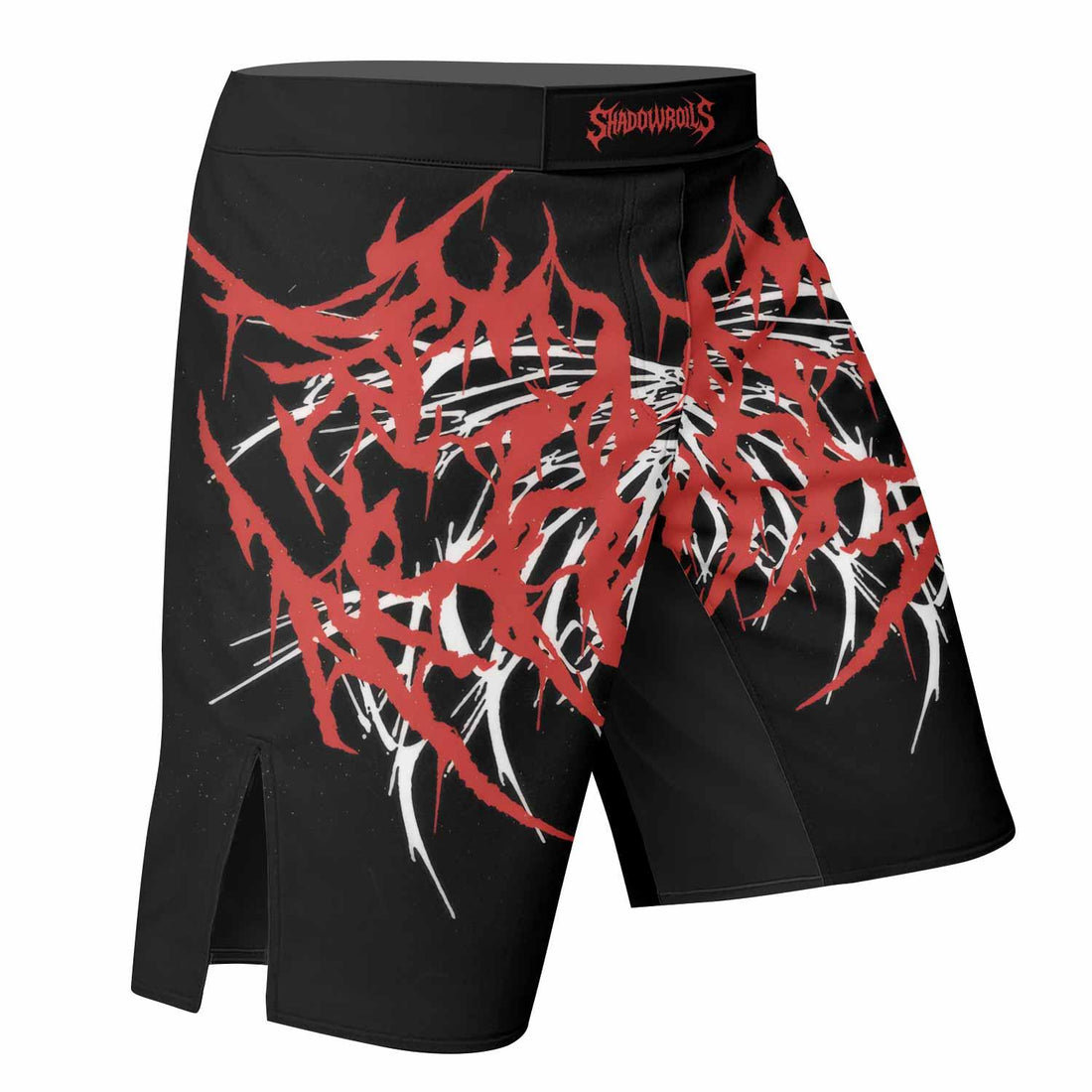 Infernal Spines Mixed Martial Arts Shorts - right side mockup