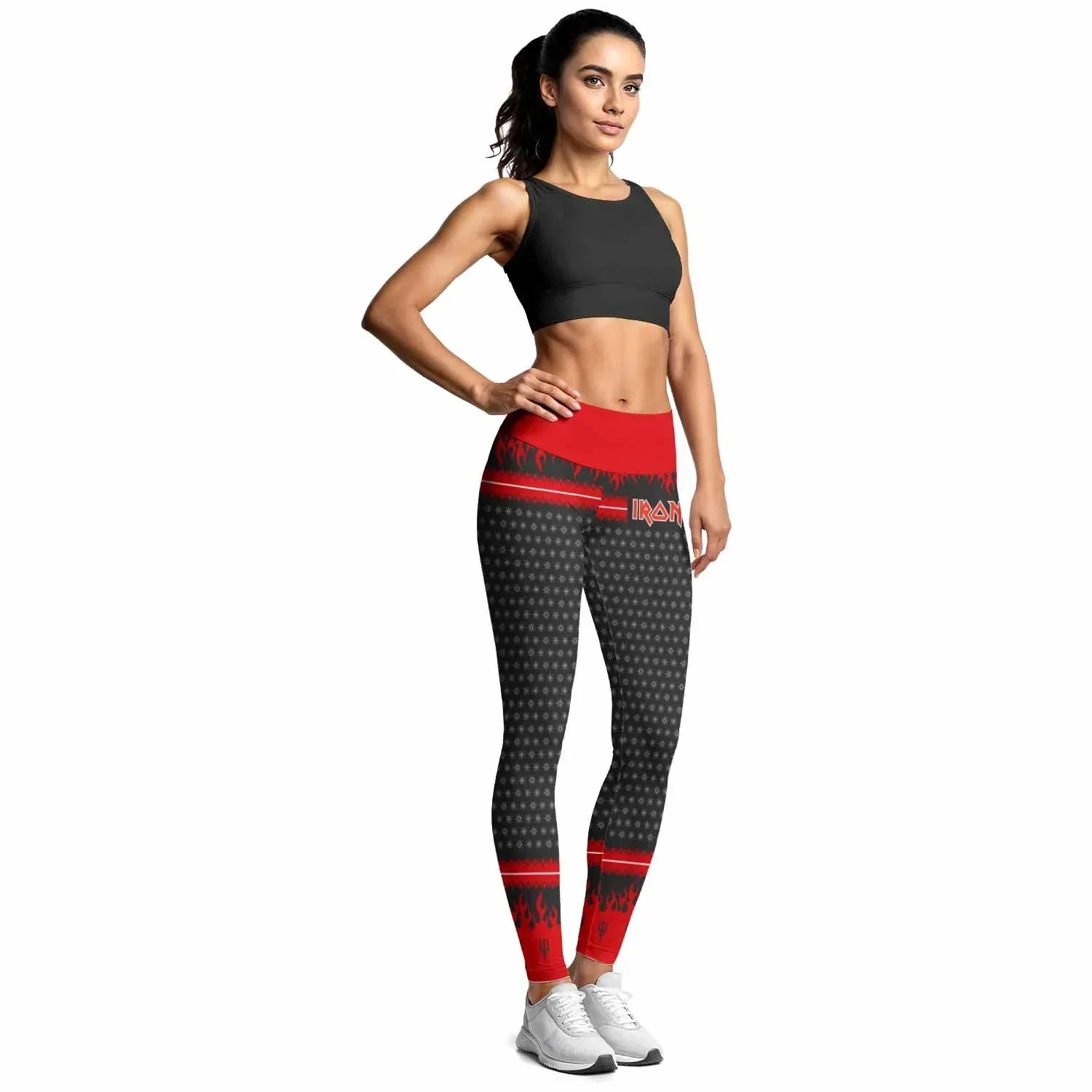 Iron Maiden Devil Women's Leggings - lifestyle view