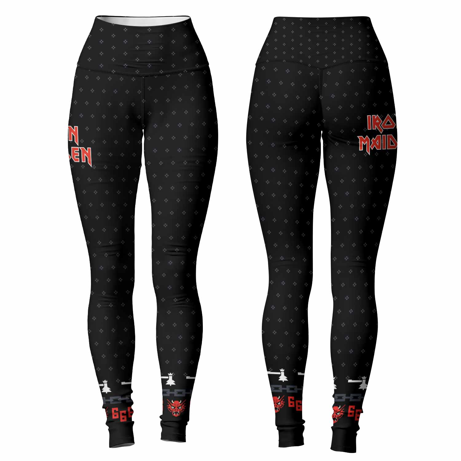 Iron Maiden Women's Leggings - front and back view
