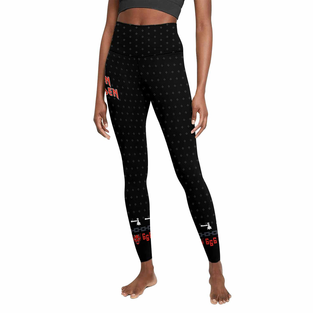 Iron Maiden Women's Leggings - front and back view