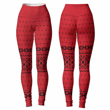Krampus Christmas Women's Leggings - front and back view