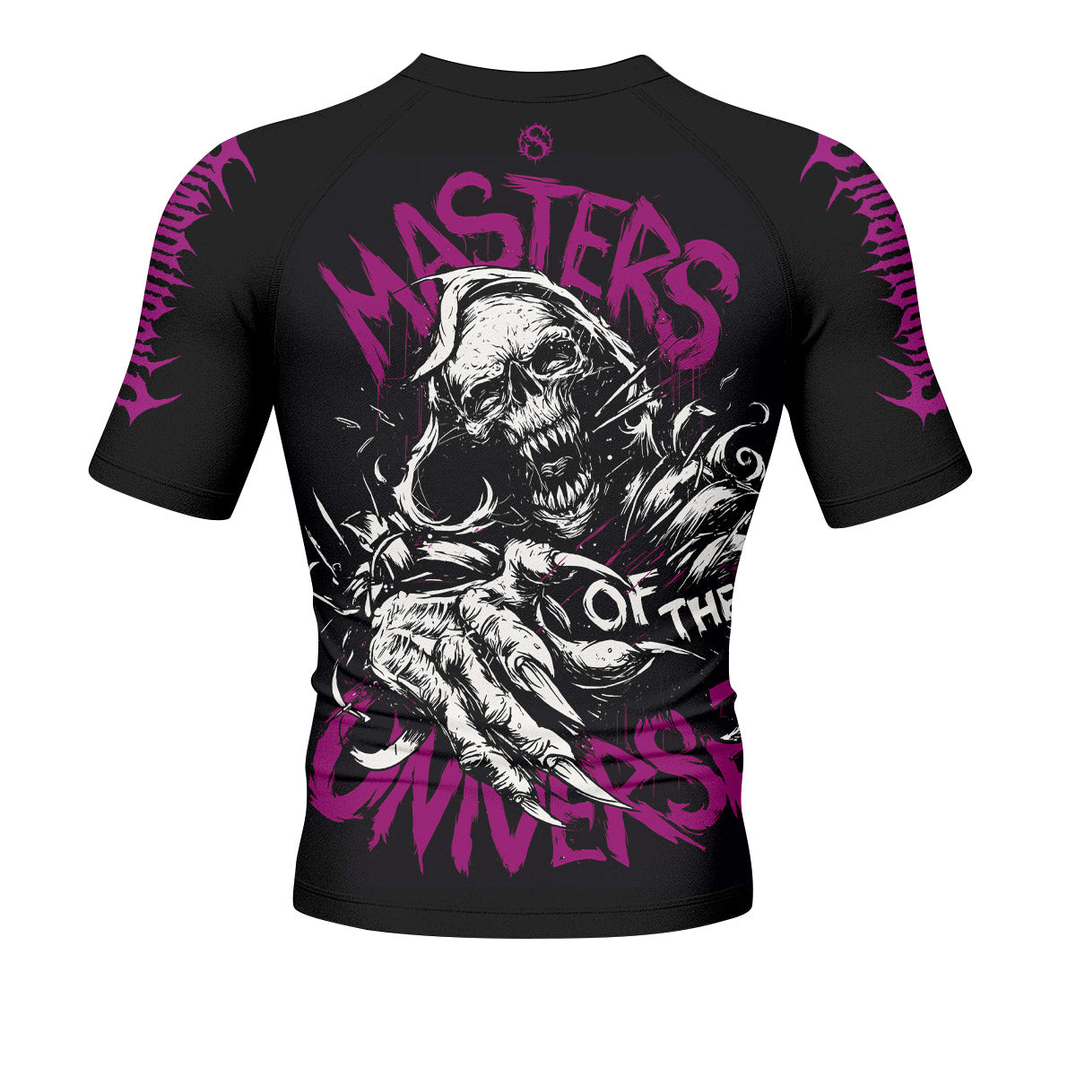 Masters of the Universe Men’s Short Sleeve Rash Guard - back view mockup