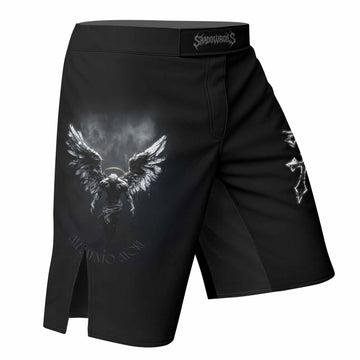 Memento Mori Mixed Martial Arts Shorts - right side mockup
