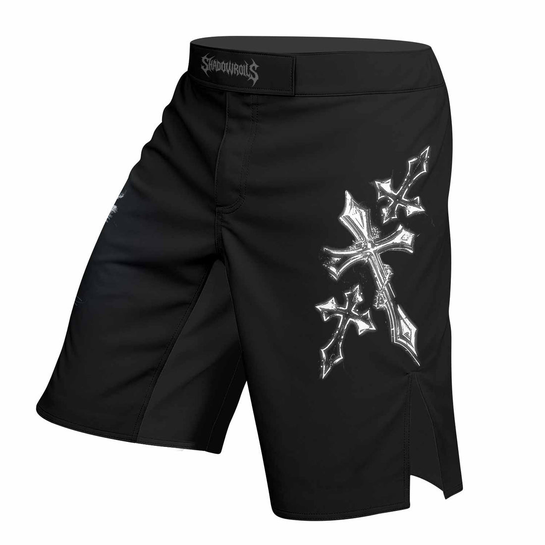 Memento Mori Mixed Martial Arts Shorts - right side mockup