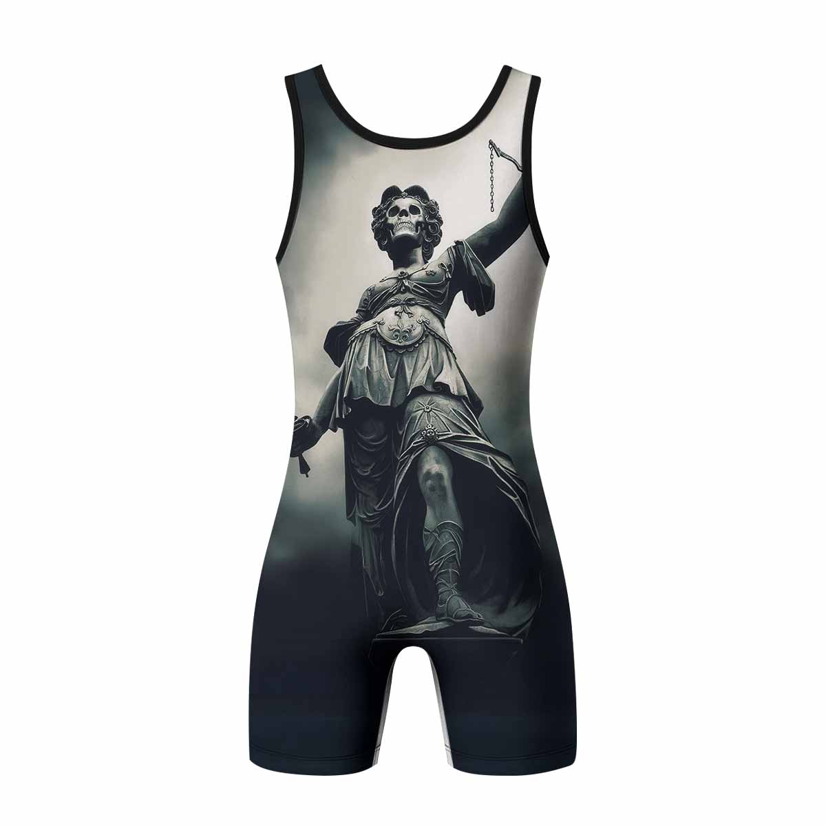 Metallica And Justice For All Wrestling Singlet - back view mockup