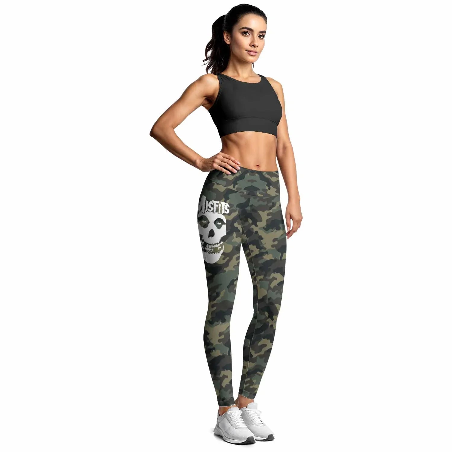 Misfits Camouflage Women's Leggings - lifestyle view