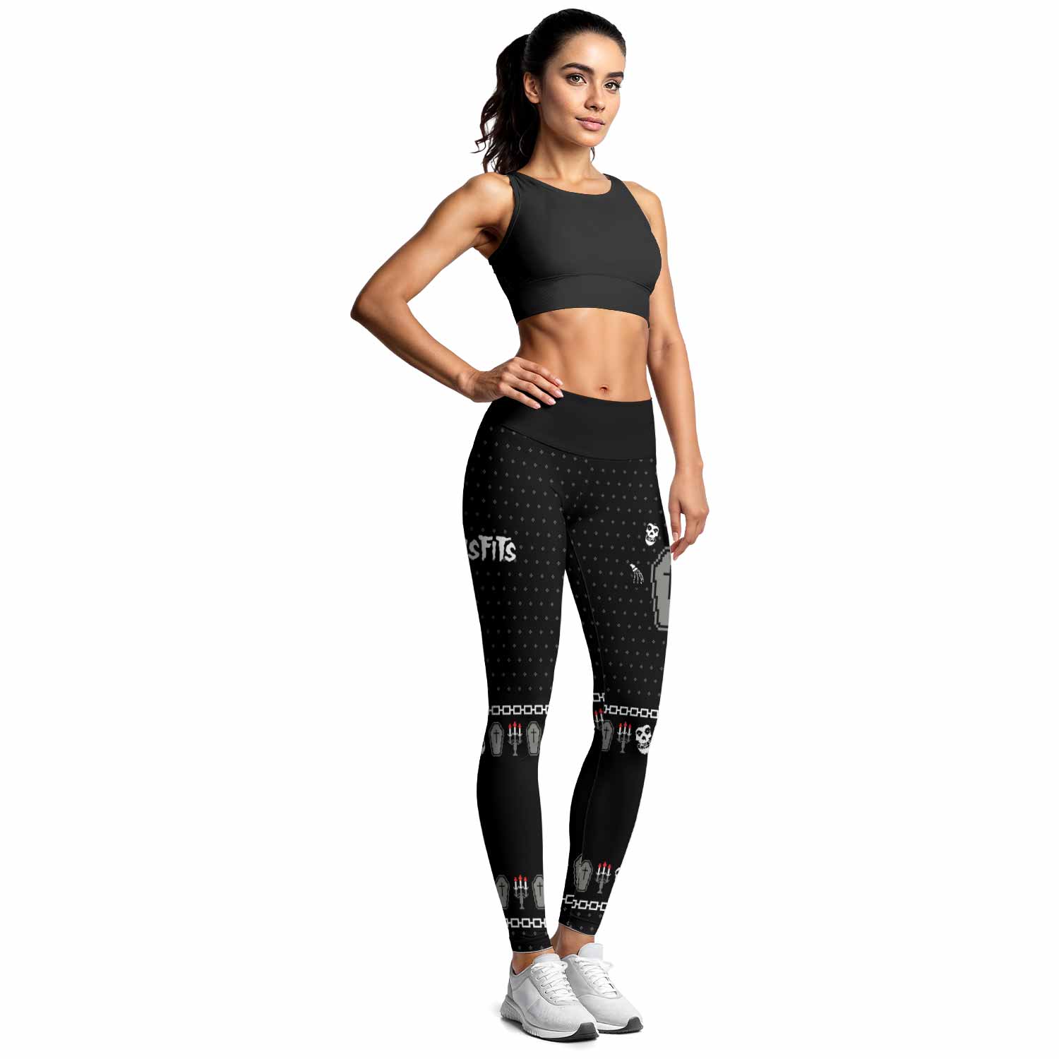 Misfits Christmas Women's Leggings - lifestyle view