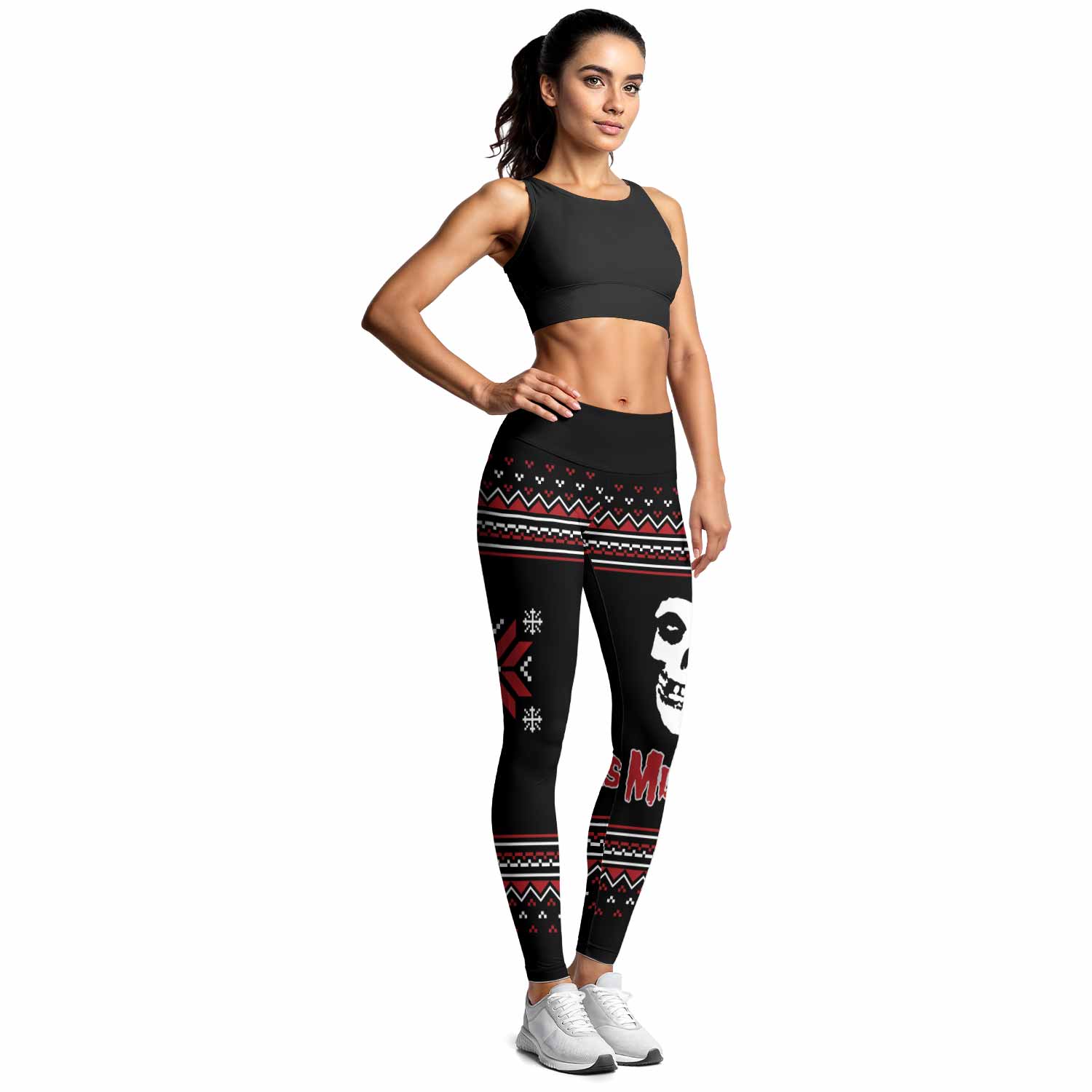 Misfits Skull Punk Rock Band Women's Leggings - lifestyle view