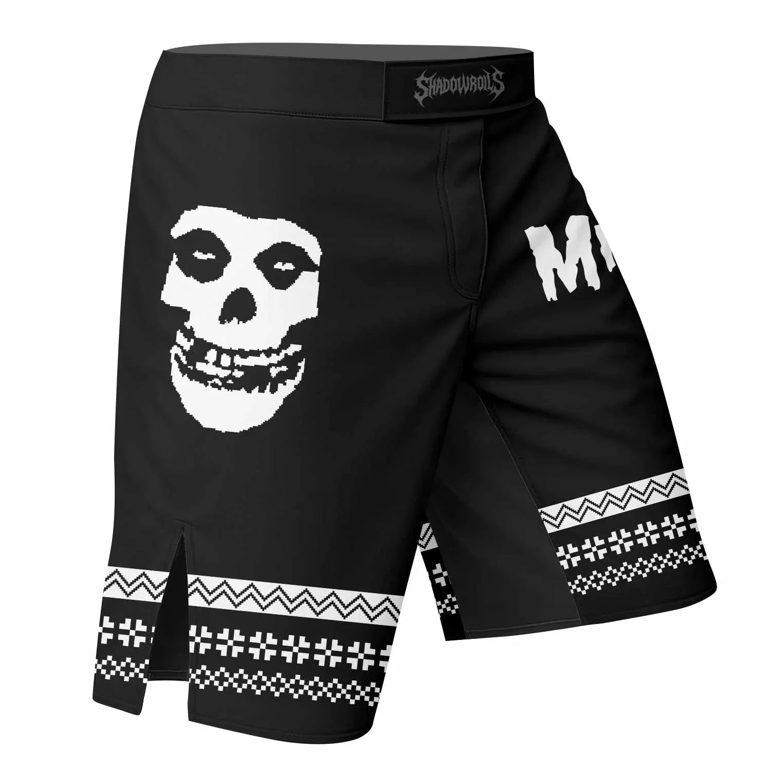 Misfits Ugly Mixed Martial Arts Shorts - right side mockup
