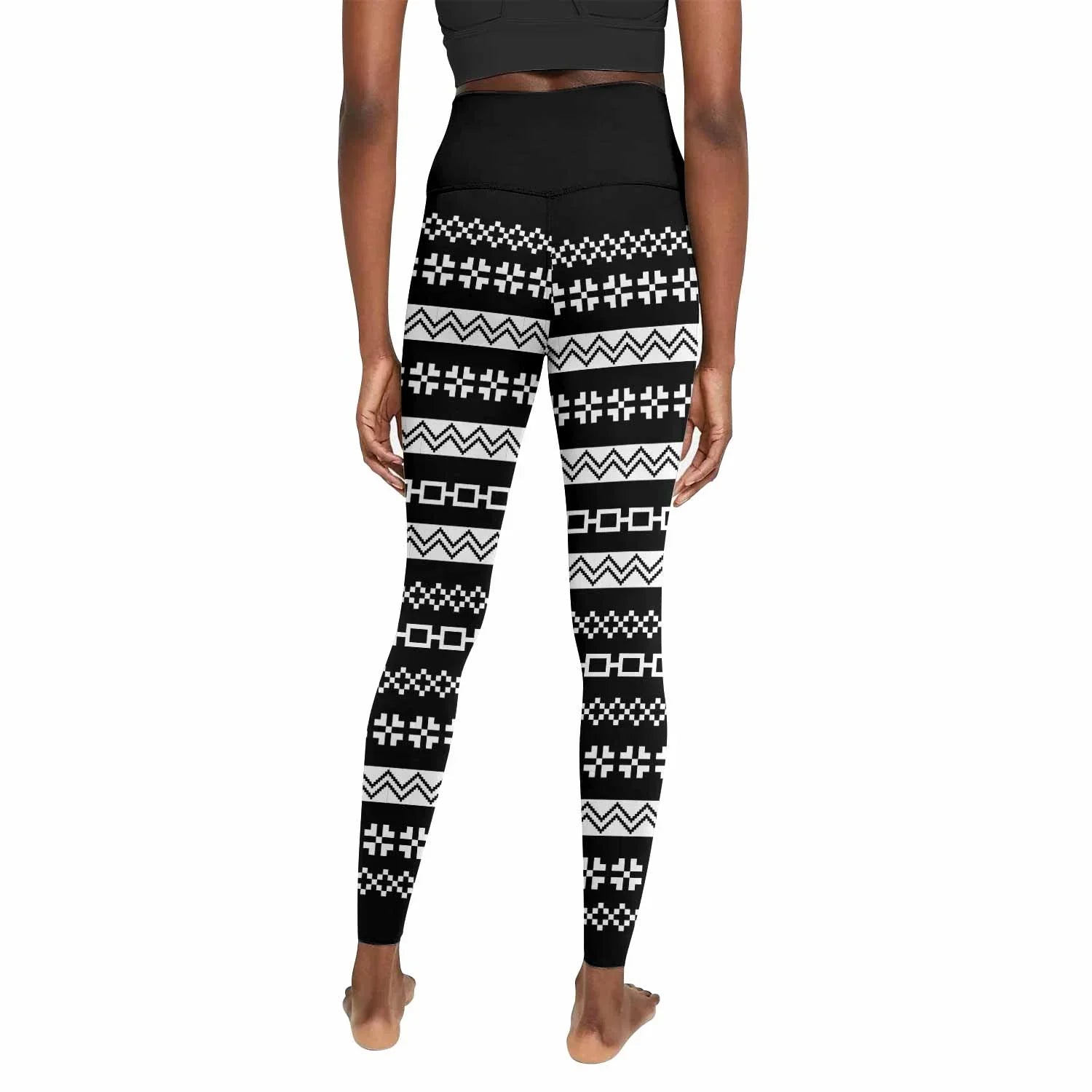 Misfits Ugly Women's Leggings - back view mockup