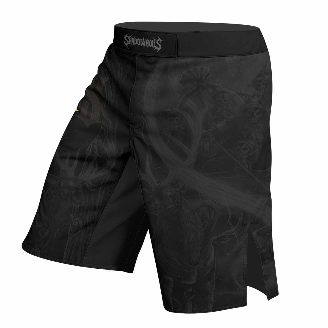 Moon Ritual Fight Shorts - right side mockup