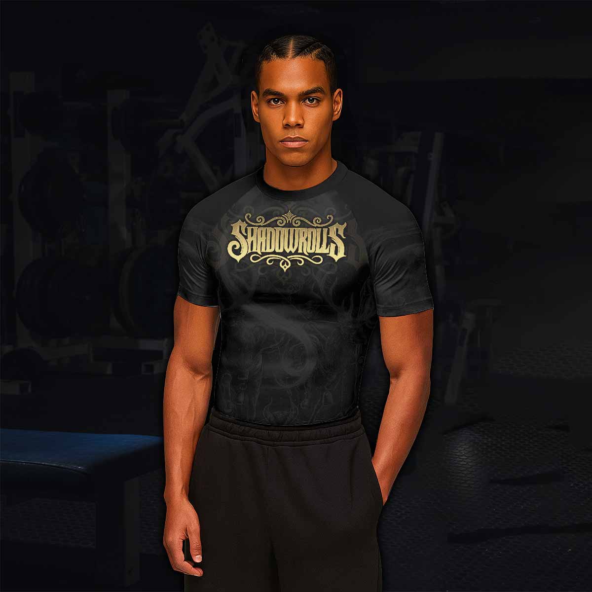 Moon Ritual Men's Rash Guard Short Sleeve - lifestyle view