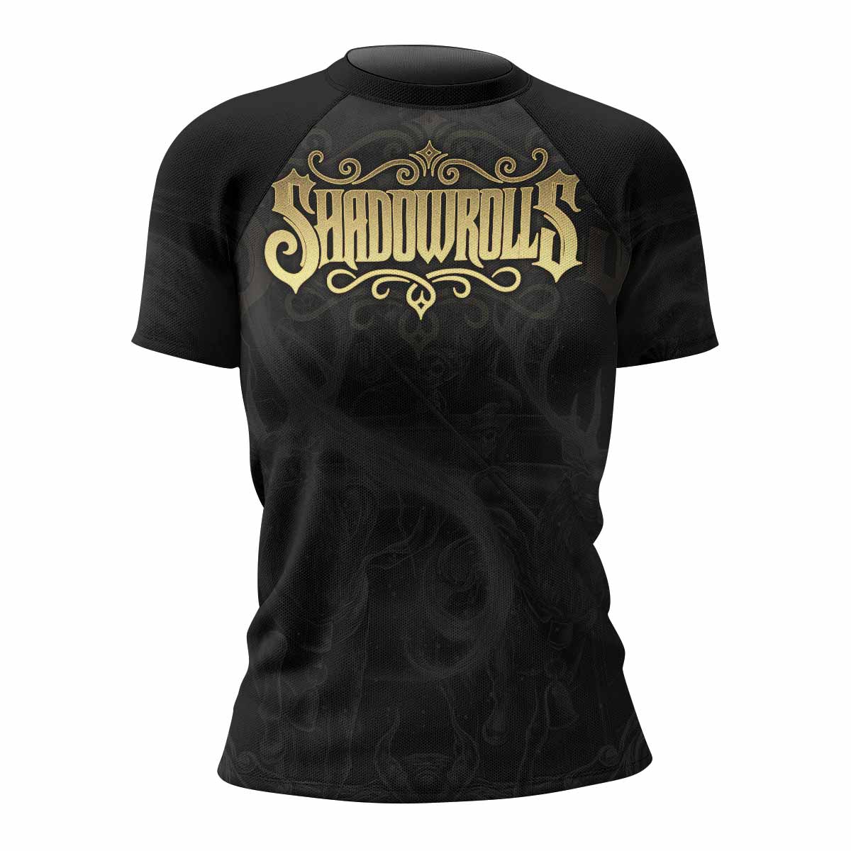 Moon Ritual Women's Rash Guard Short Sleeve - front view mockup 
