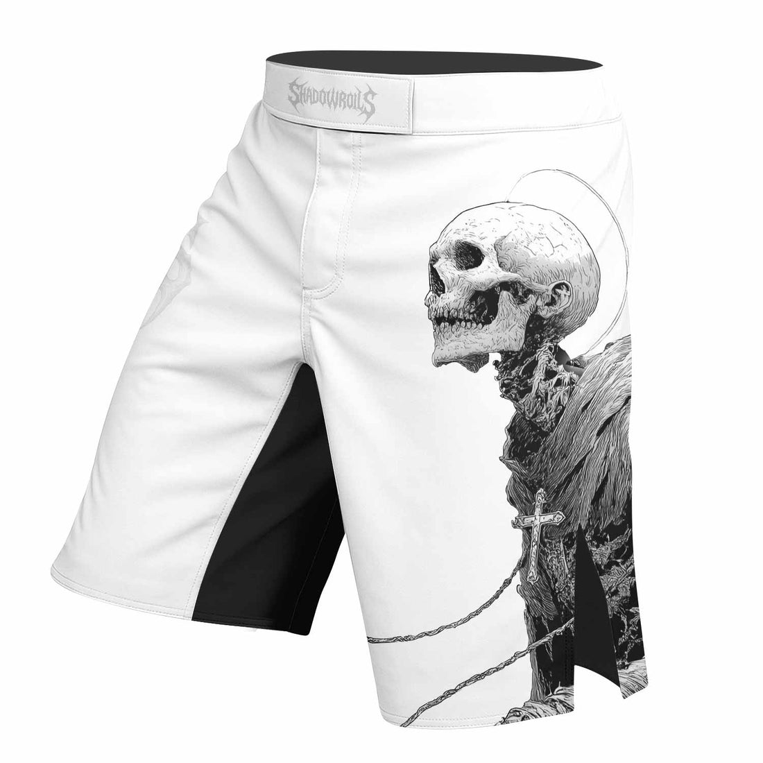 Pale Reaper Fight Shorts - right side mockup