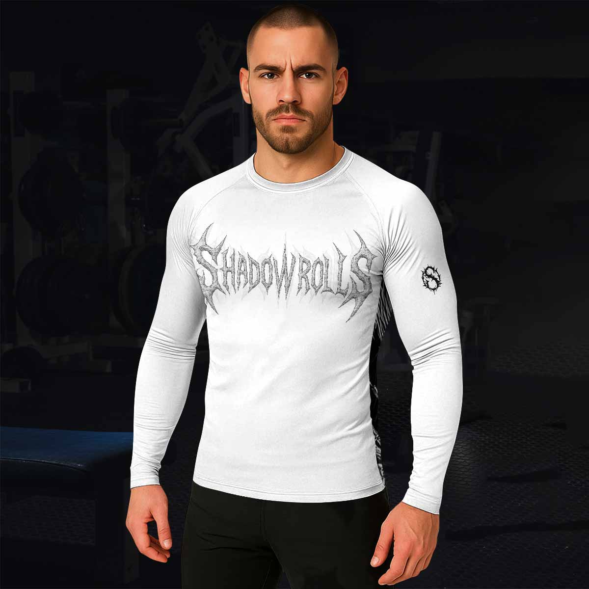 Pale Reaper Men's Rash Guard Long Sleeve - lifestyle view