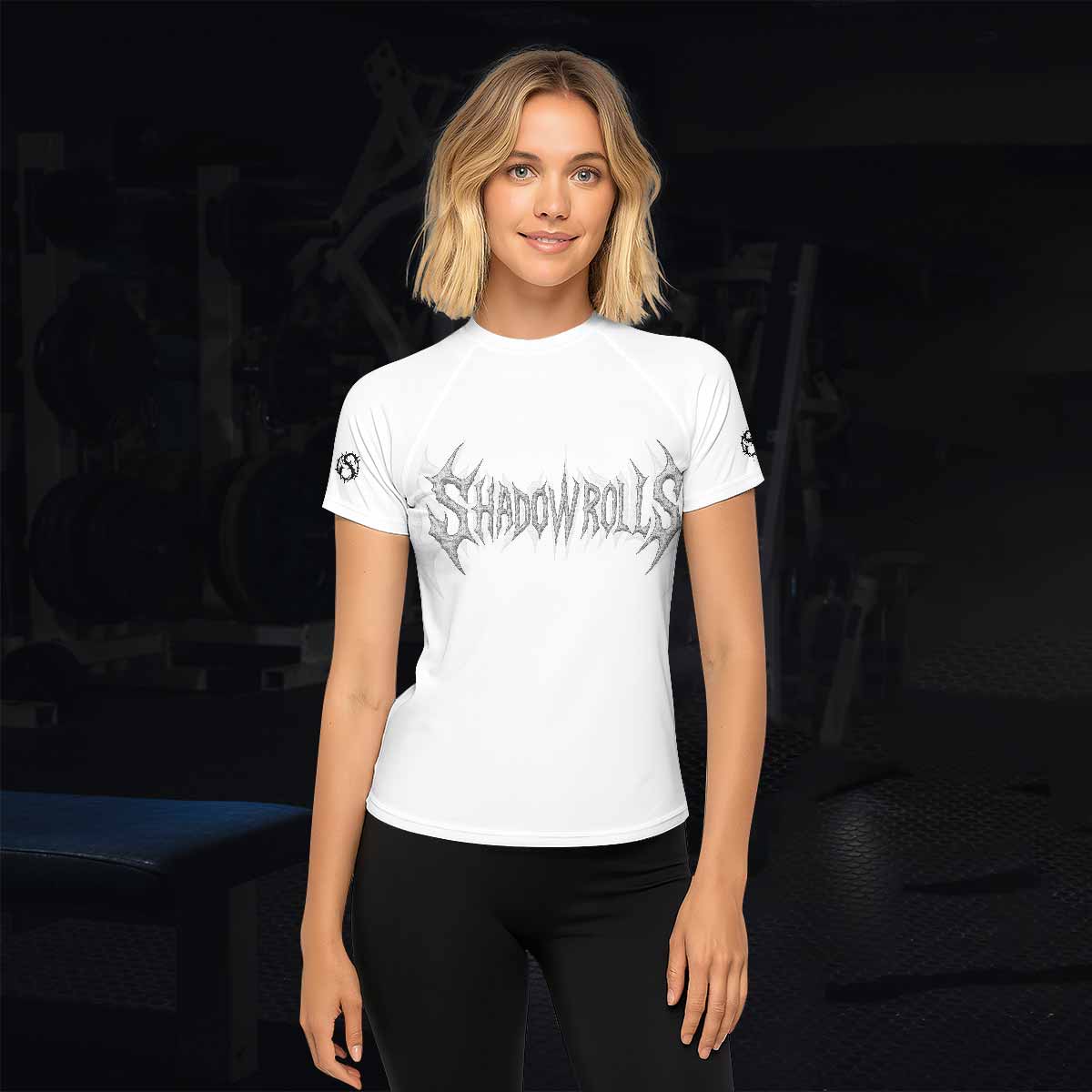 Pale Reaper Women's Rash Guard Short Sleeve - lifestyle view