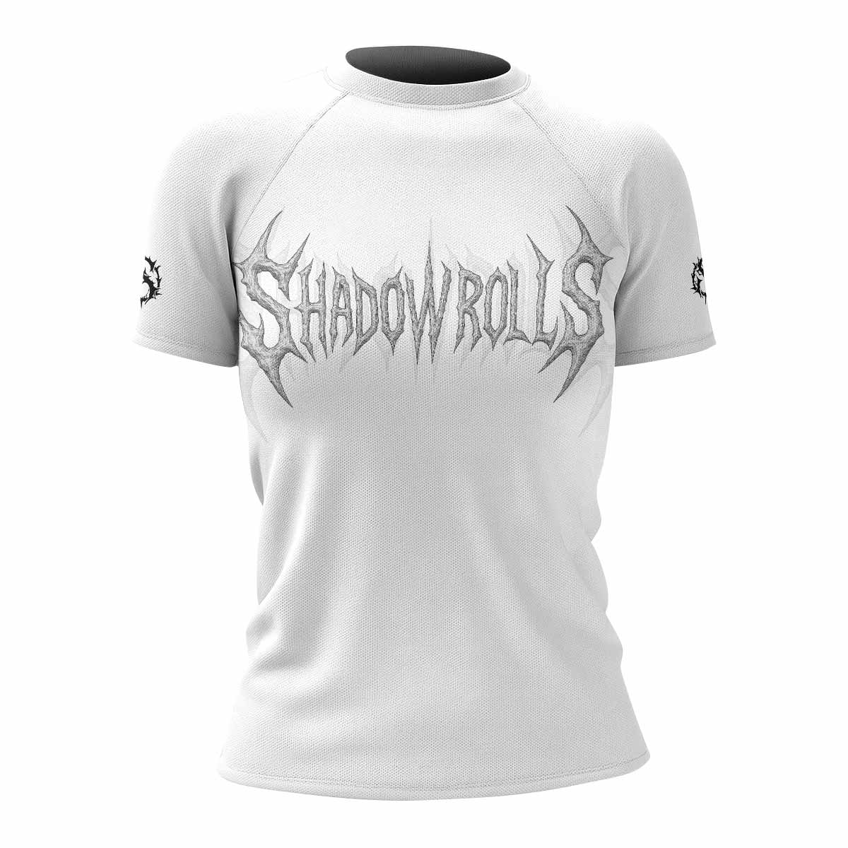 Pale Reaper Women's Rash Guard Short Sleeve - front view mockup 