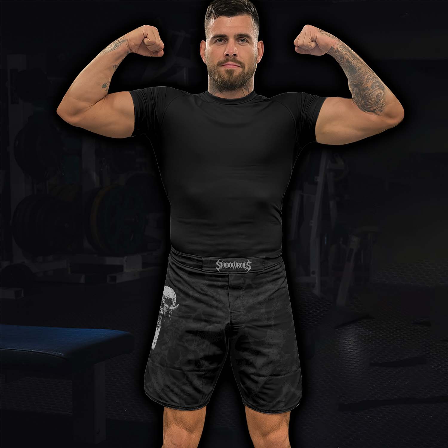 Pierced by Shadows Fight Shorts