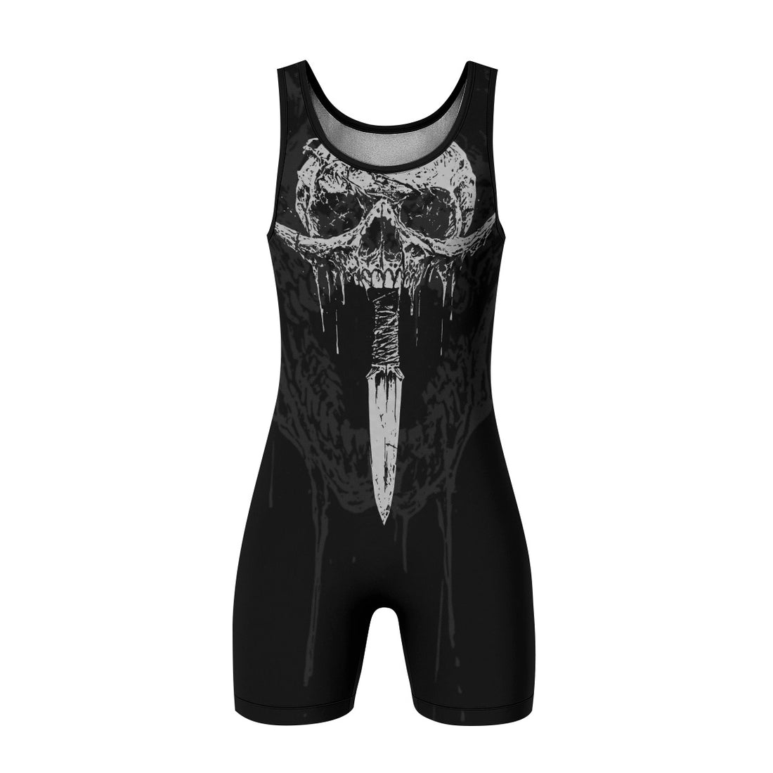 Pierced by Shadows Wrestling Singlet - front and back view