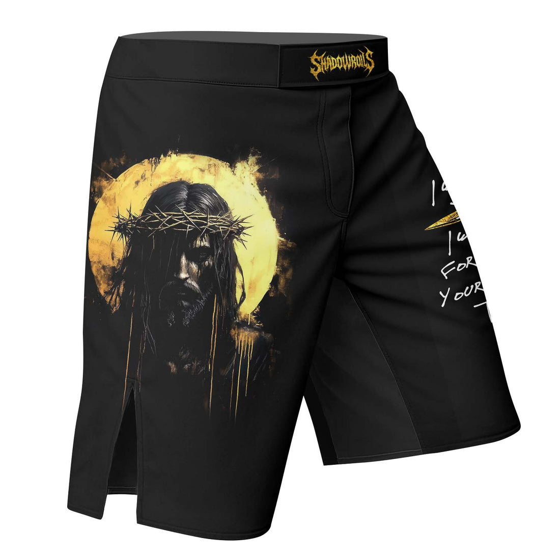 Psalm 23:4 No Evil Shall I Fear Fight Shorts