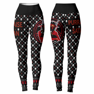 Purraise Satan Women's Leggings - front and back view