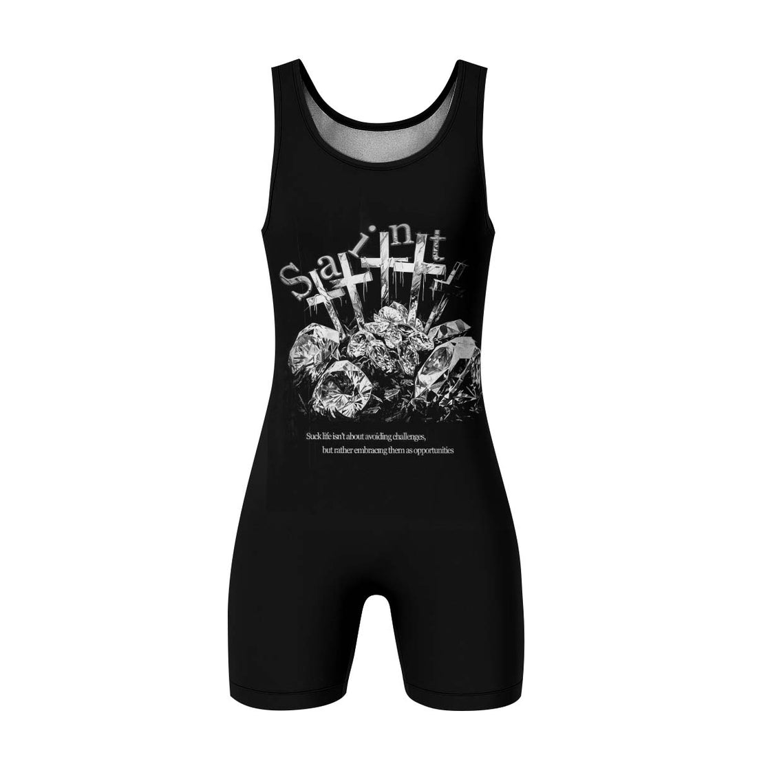 Saint Tears Wrestling Singlet - front and back view
