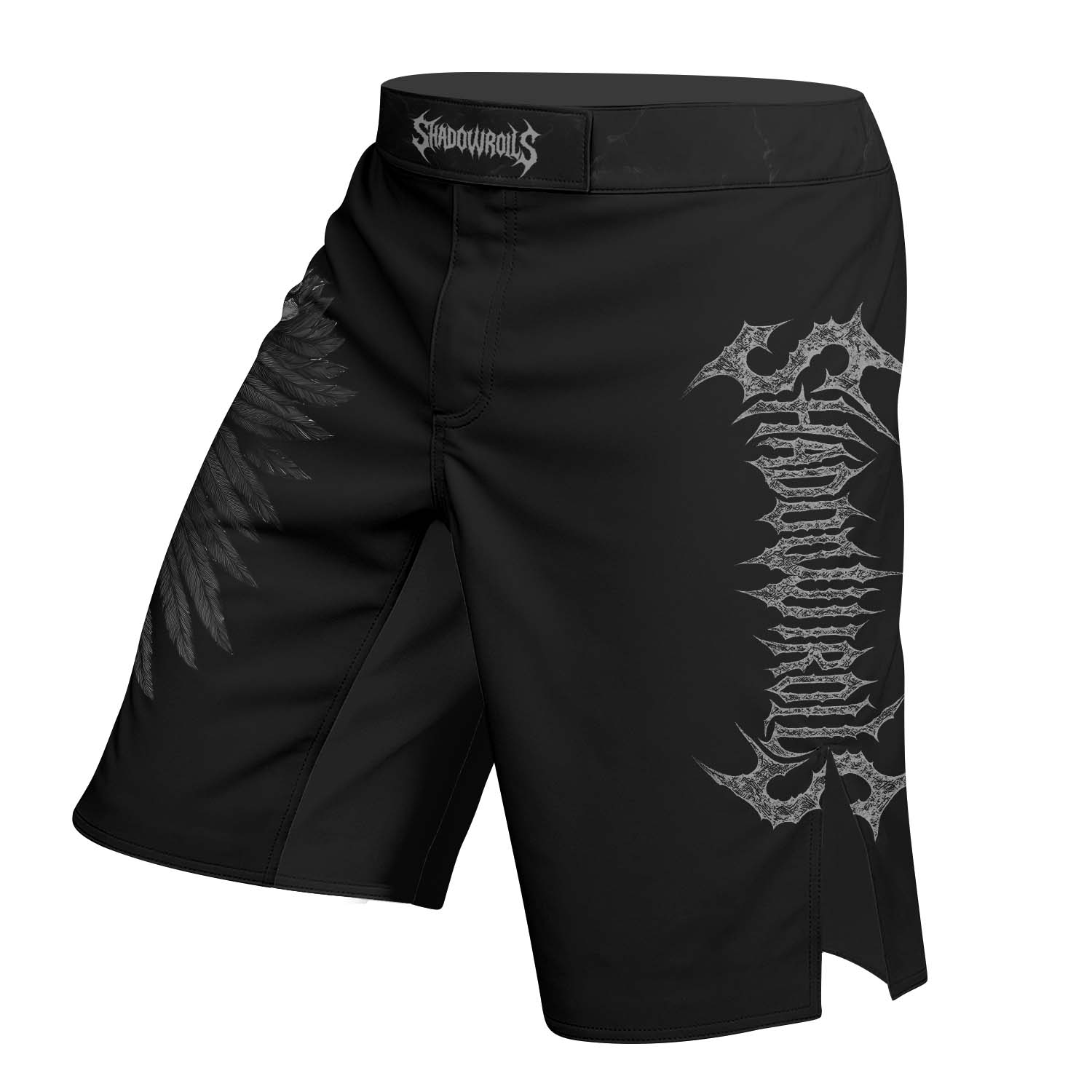 Savage Winged Skull Fight Shorts
