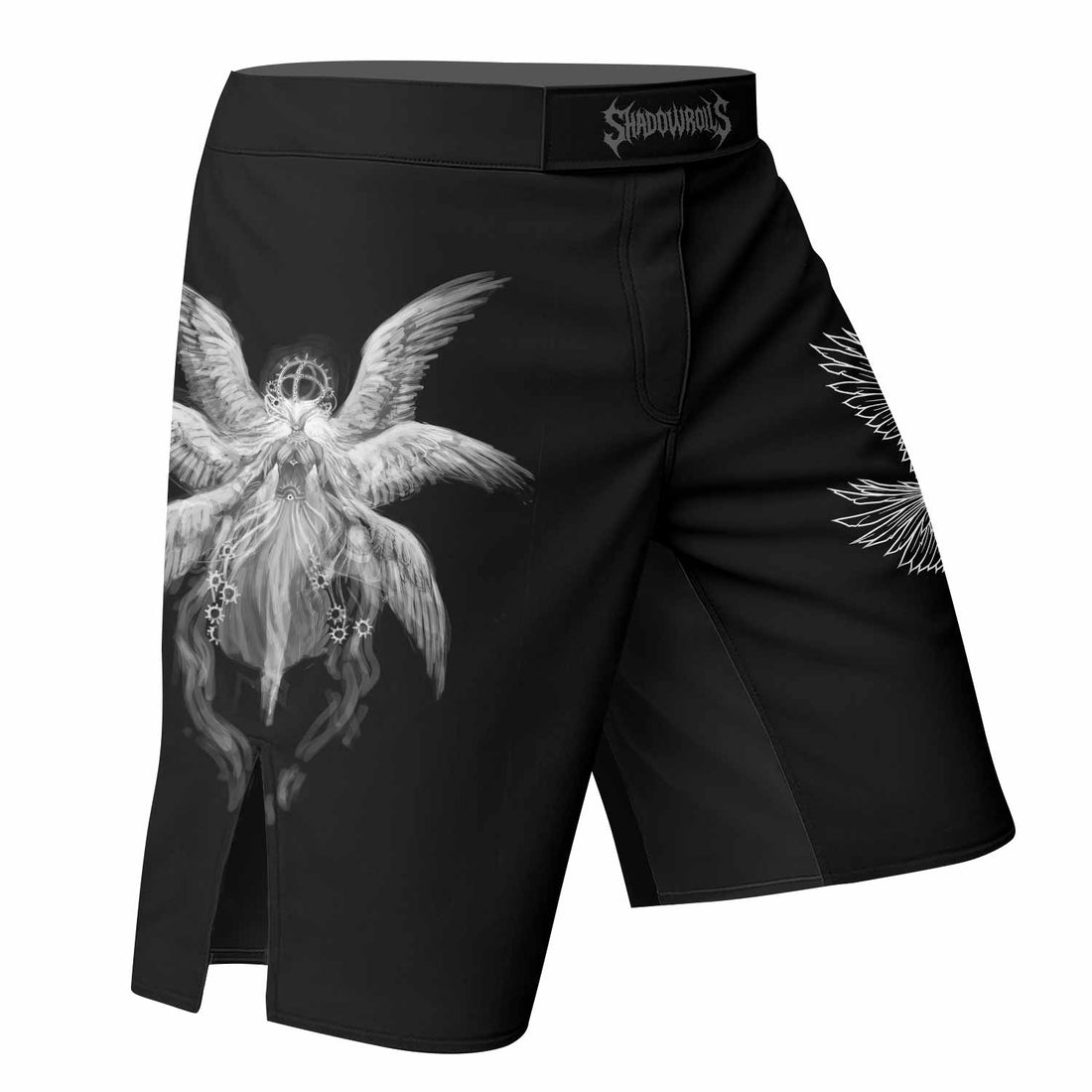 Seraphim Ascend Fight Shorts - right side mockup