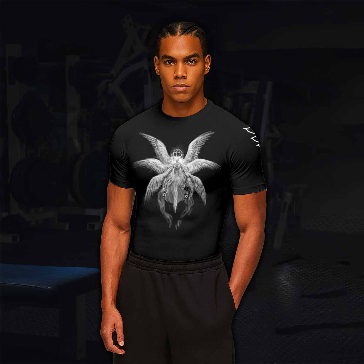 Seraphim Ascend Men's Rash Guard Short Sleeve - lifestyle view