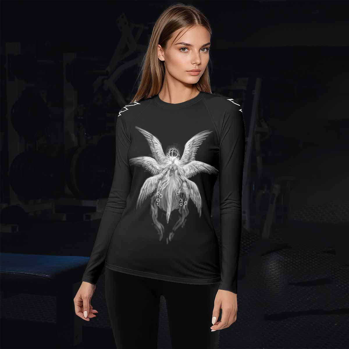 Seraphim Ascend Women's Rash Guard Long Sleeve - lifestyle view