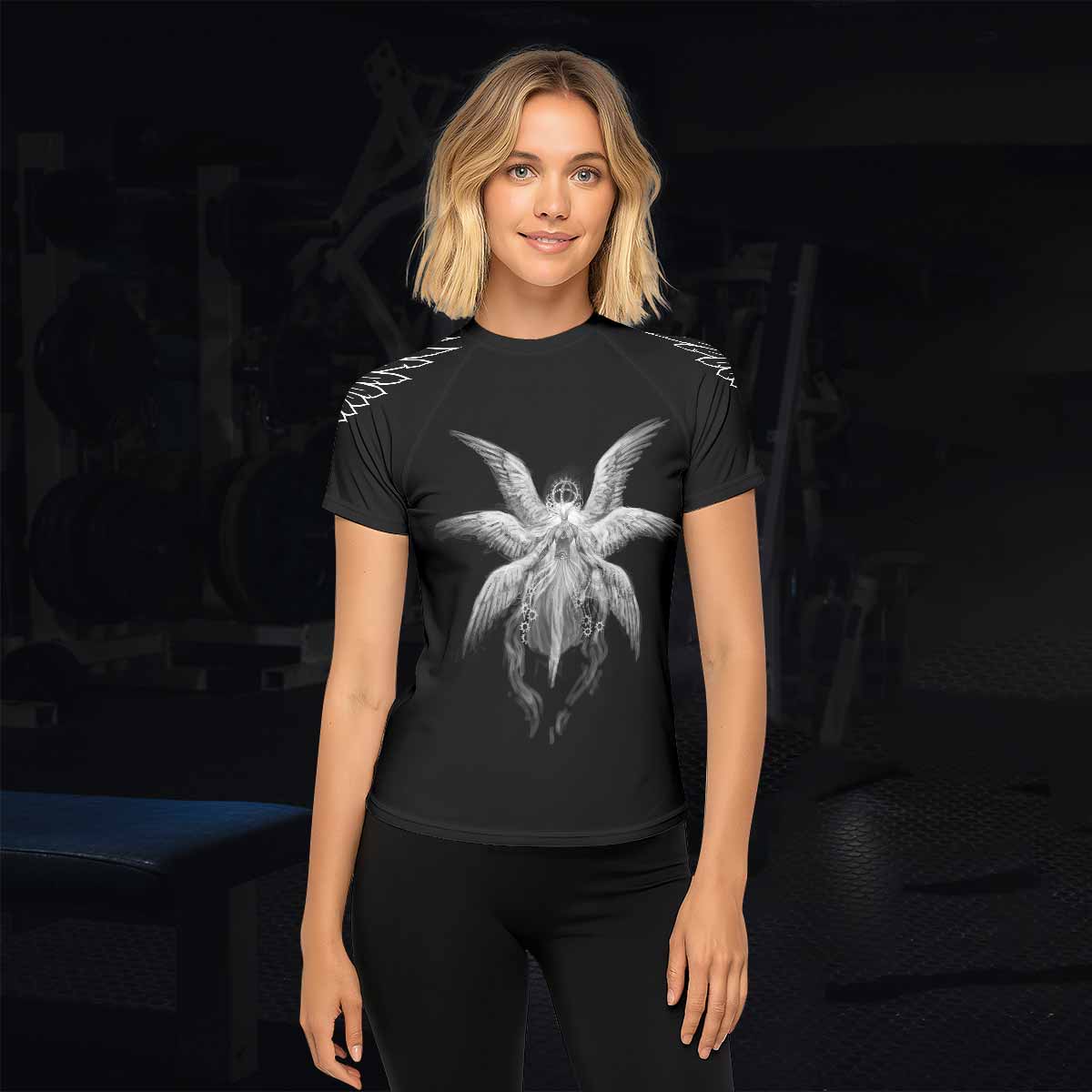 Seraphim Ascend Women's Rash Guard Short Sleeve - lifestyle view