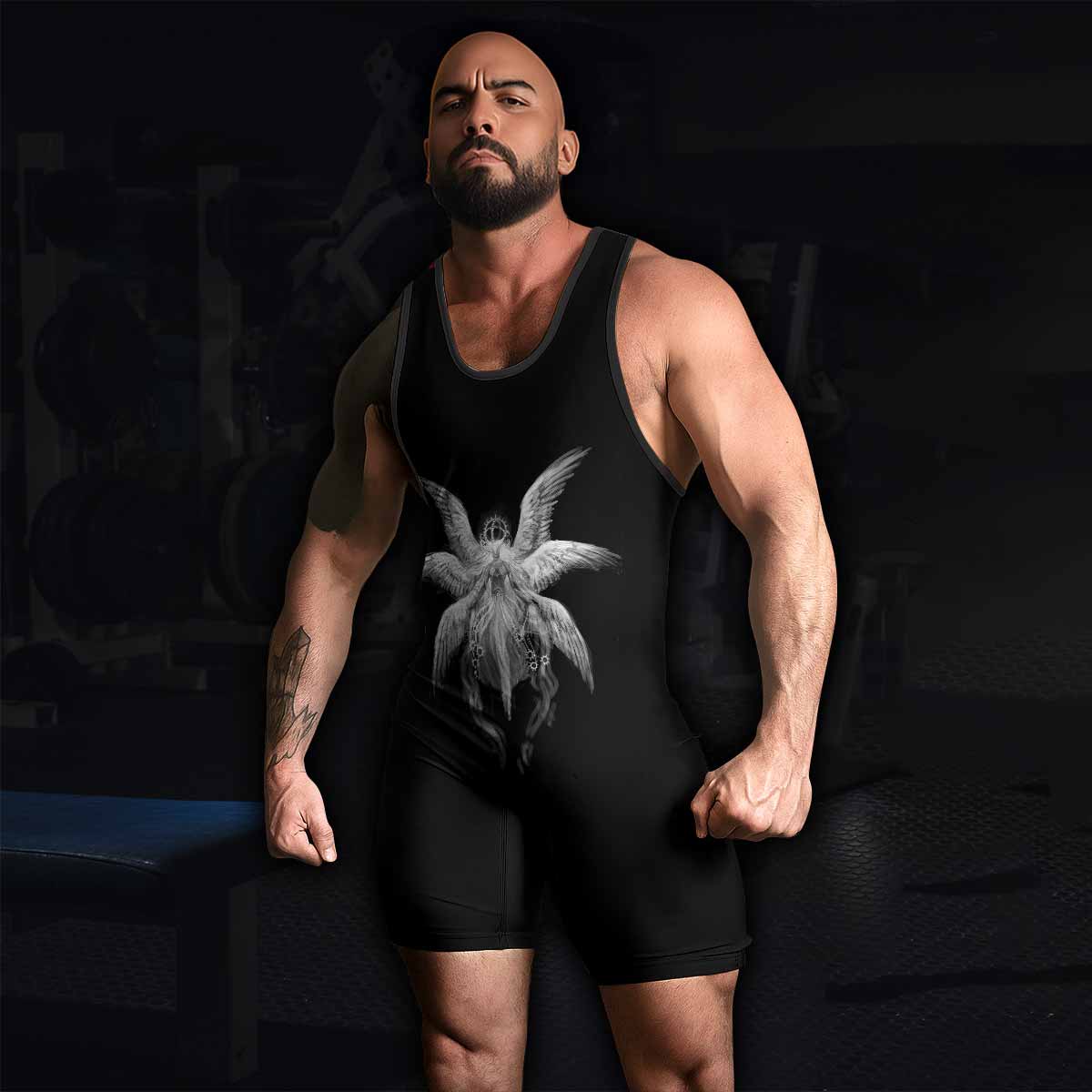 Seraphim Ascend Wrestling Singlet - men's lifestyle view