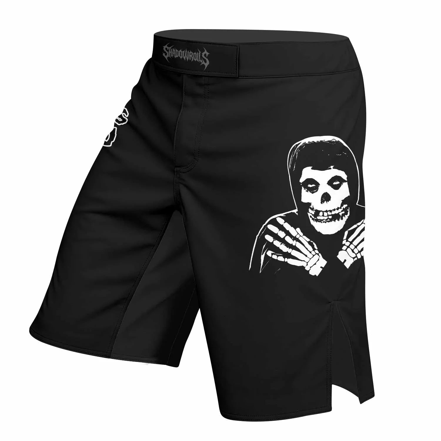 Shadowrolls Jiu-Jitsu Misfits Fight Shorts - left side mockup