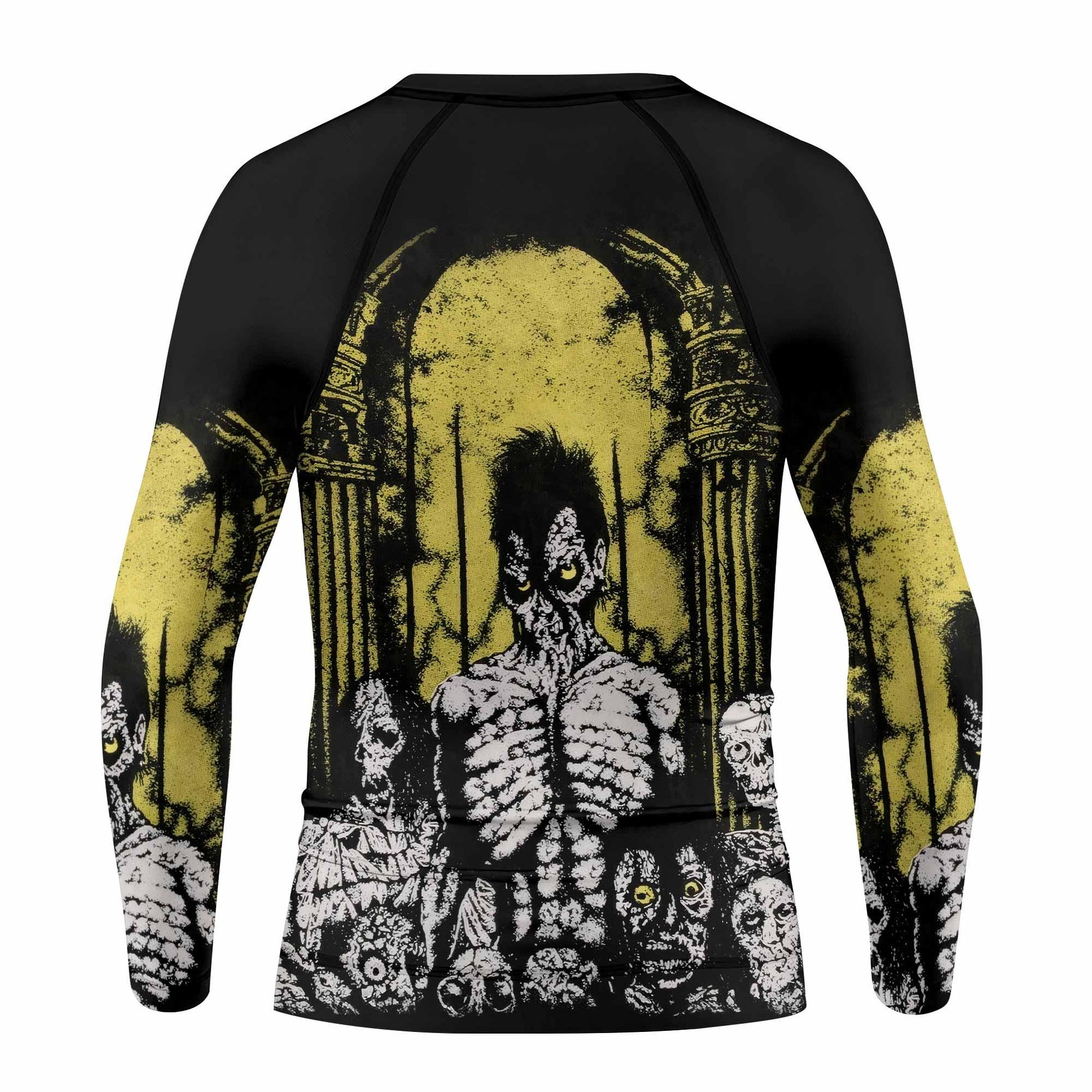 Shadowrolls Misfits Kids Rash Guard Long Sleeve - back view mockup