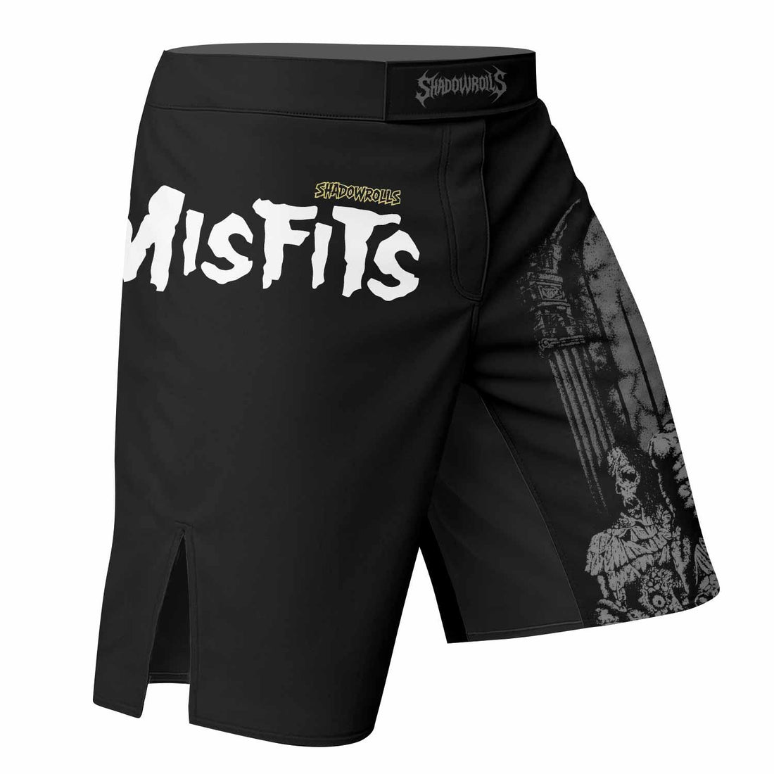 Shadowrolls Misfits Fight Shorts - right side mockup