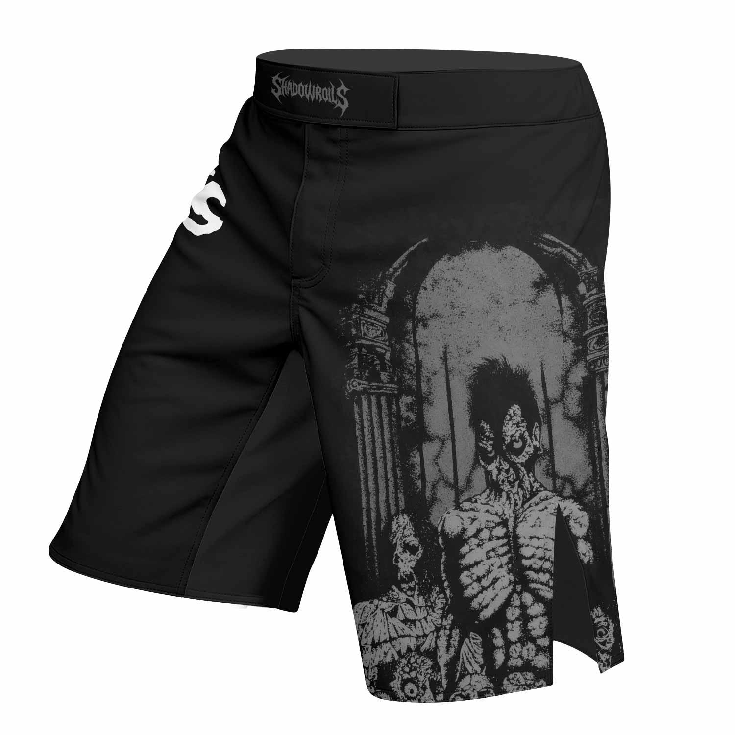 Shadowrolls Misfits Fight Shorts - left side mockup