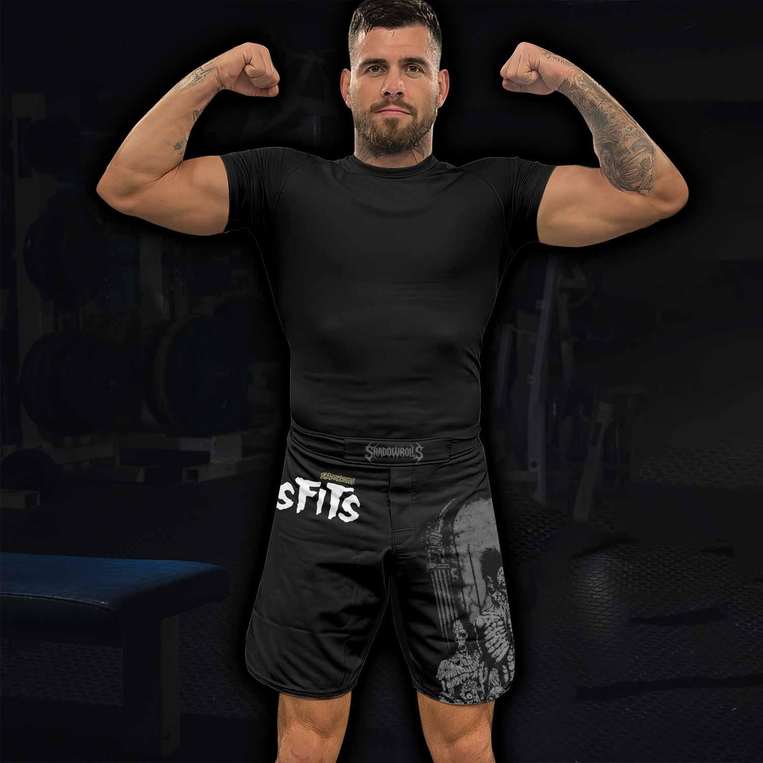 Shadowrolls Misfits Fight Shorts - lifestyle view