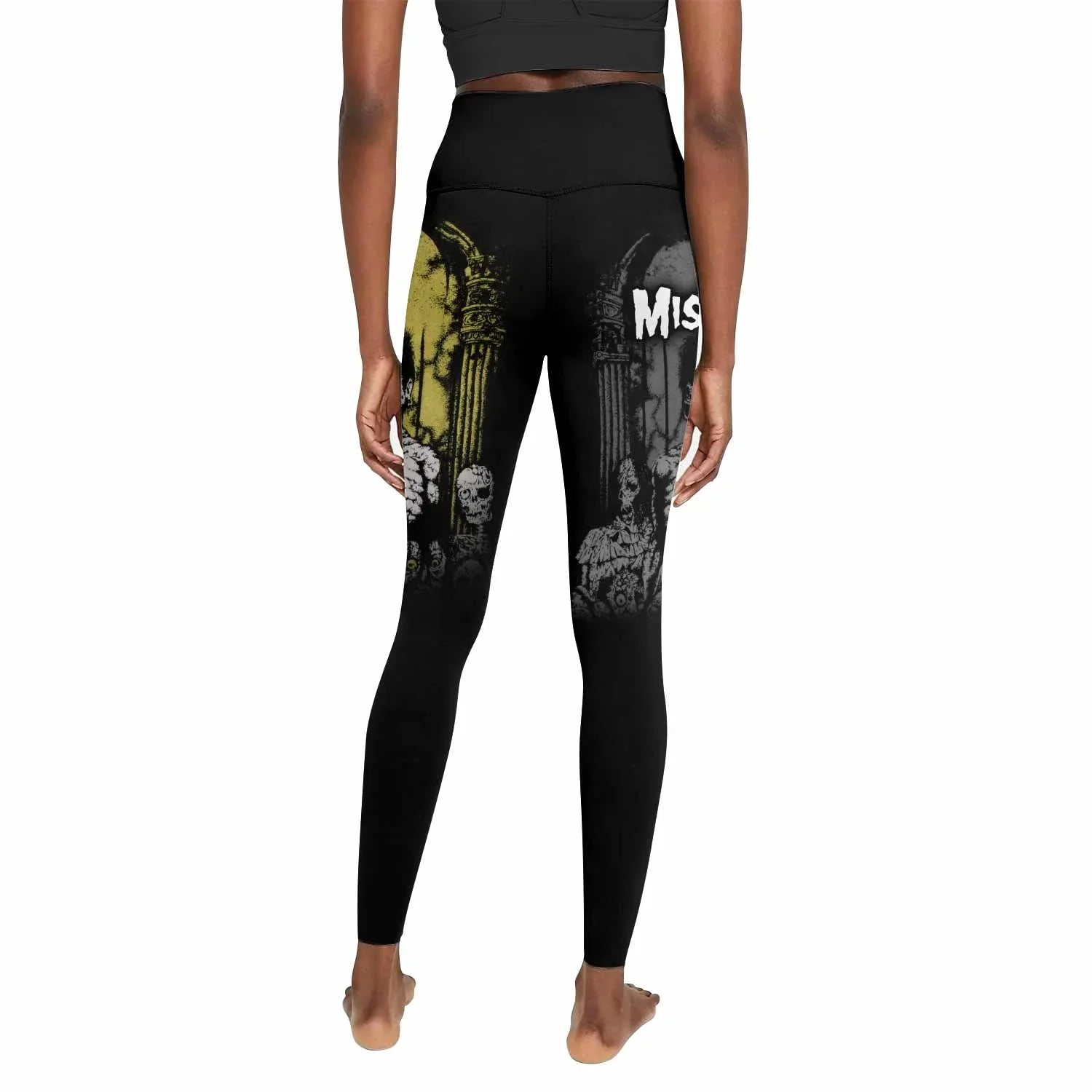 Shadowrolls Misfits Women's Leggings - back view mockup