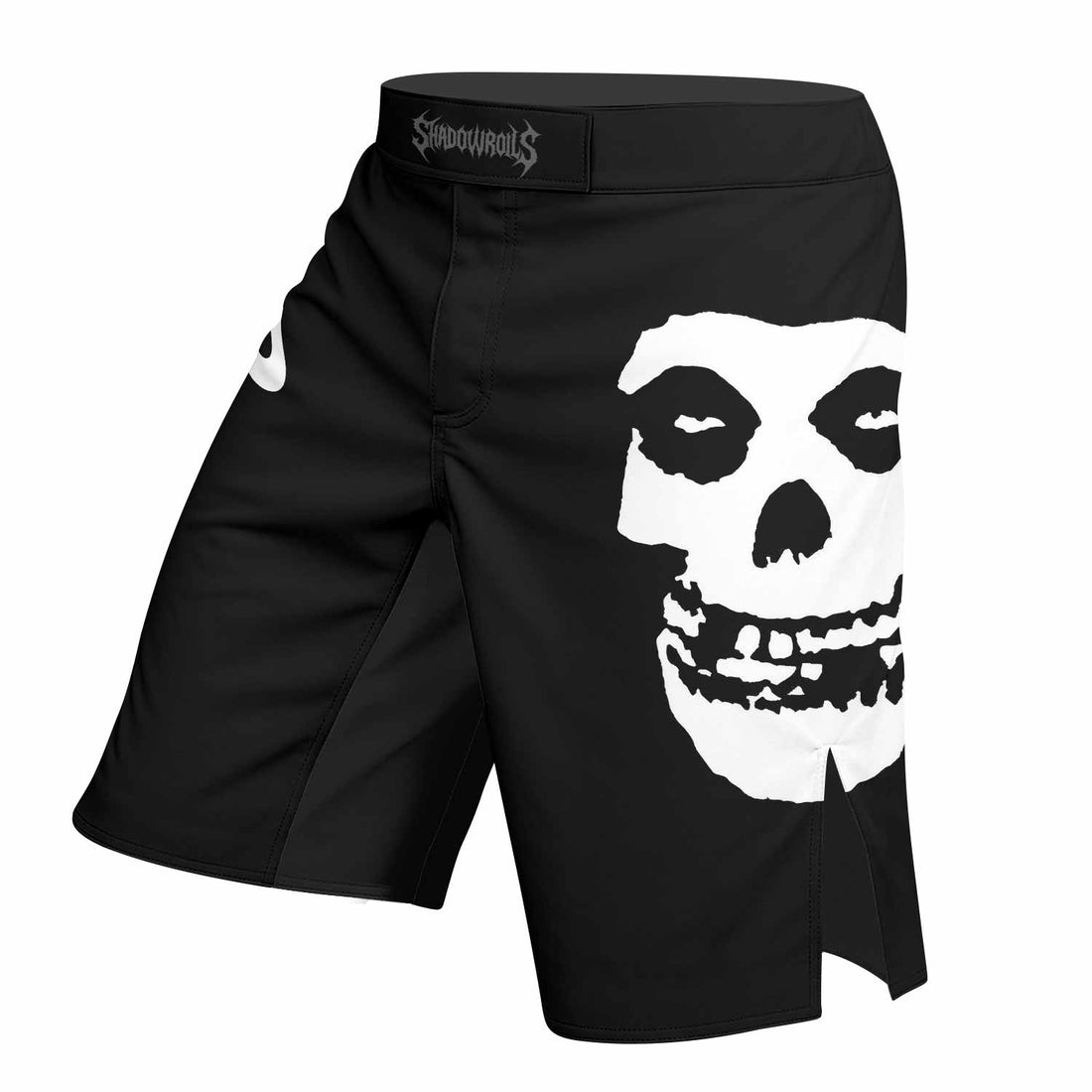 Skull Jiu-Jitsu Fight Shorts - right side mockup