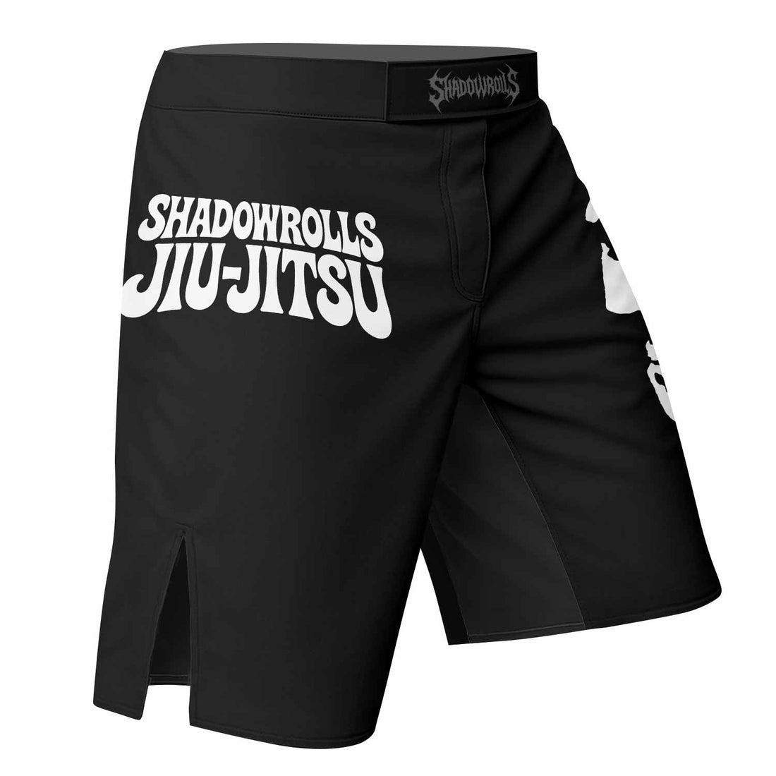 Skull Jiu-Jitsu Fight Shorts - right side mockup