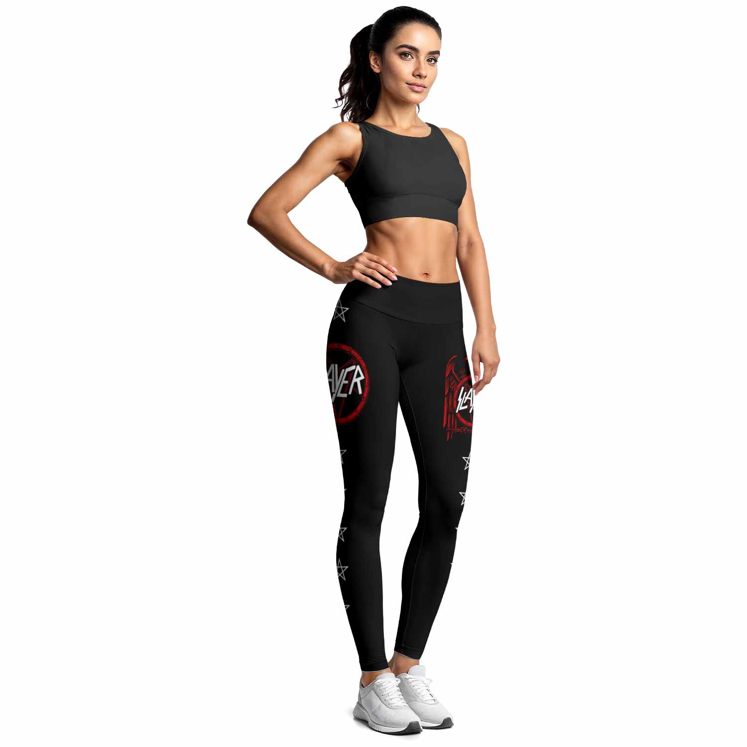 Slayer Red Eagle Women's Leggings - lifestyle view