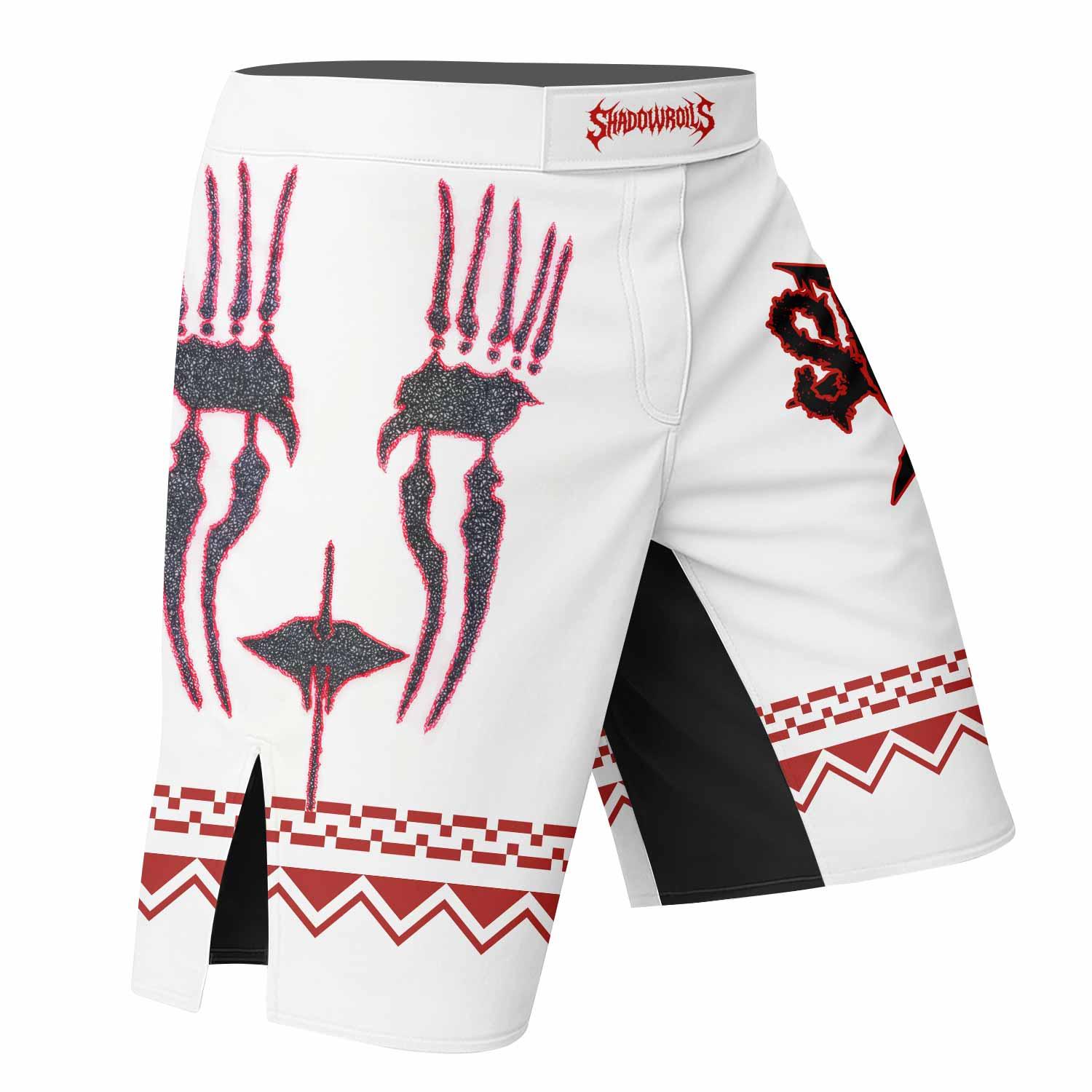 Slipknot Christmas Mixed Martial Arts Shorts - right side mockup