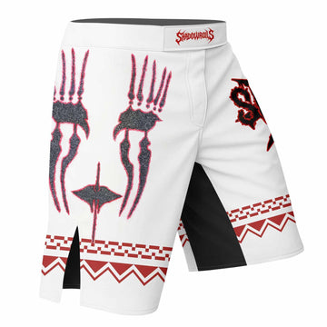 Slipknot Christmas Mixed Martial Arts Shorts - right side mockup