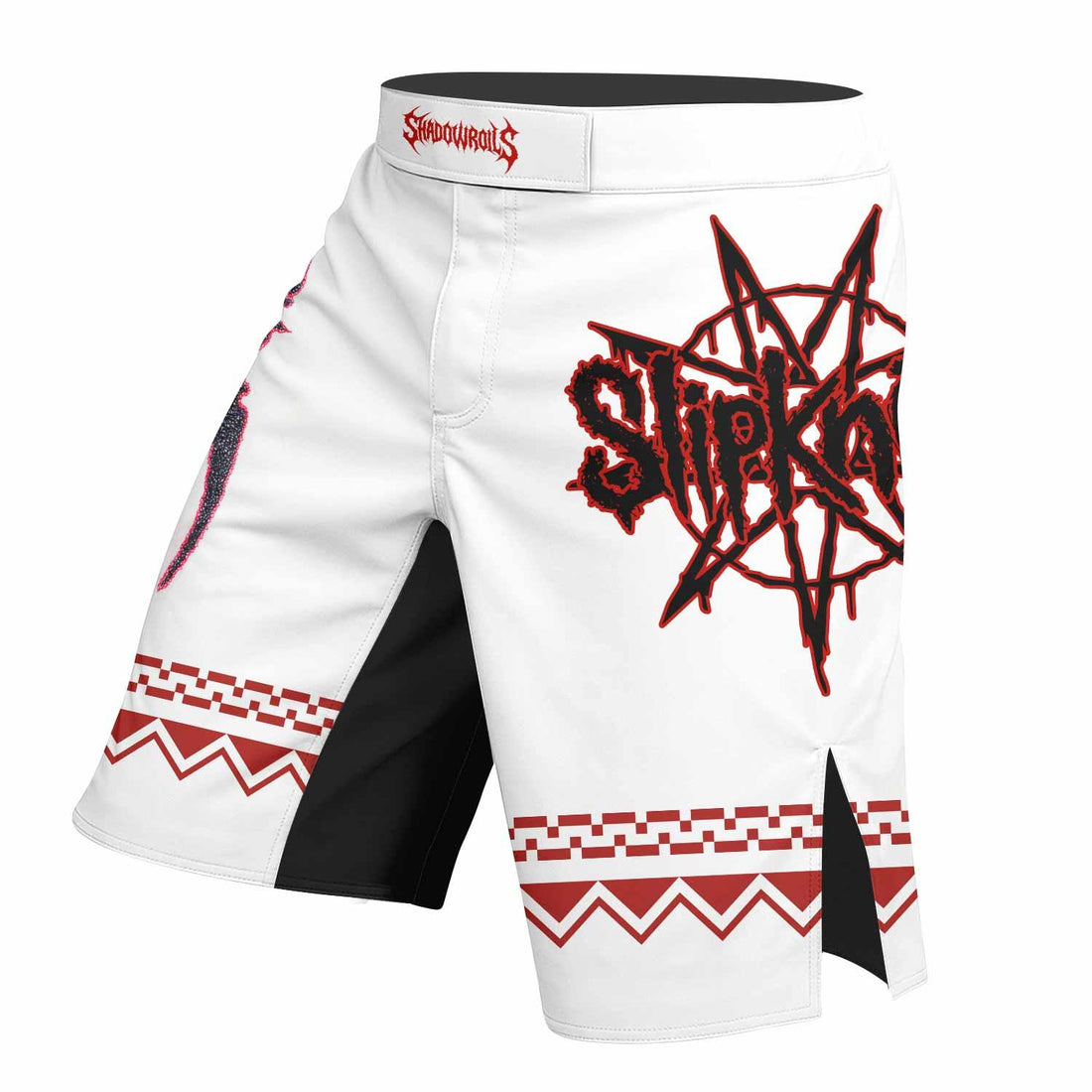 Slipknot Christmas Mixed Martial Arts Shorts - right side mockup