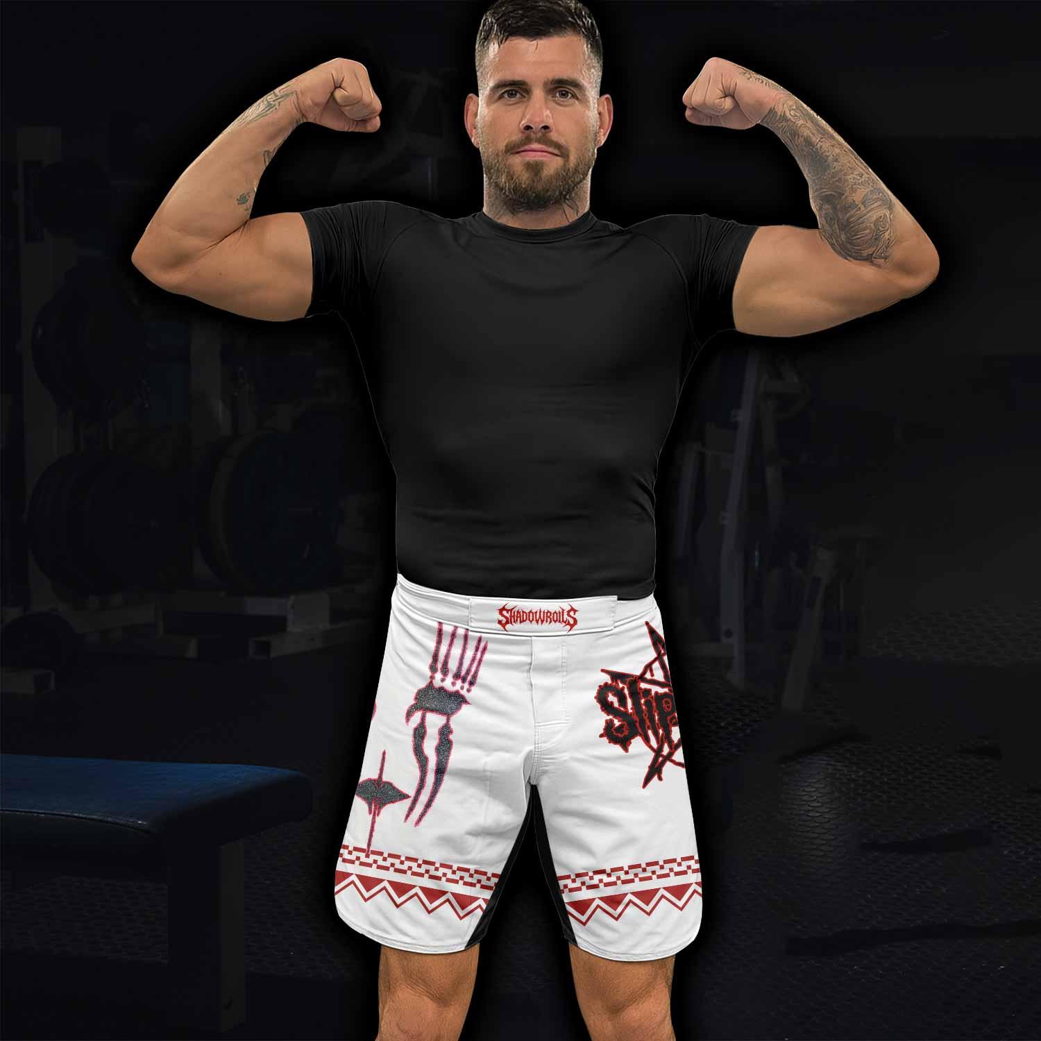 Slipknot Christmas Mixed Martial Arts Shorts - lifestyle view