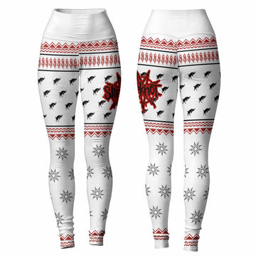 Slipknot Christmas Women's Leggings - front and back view