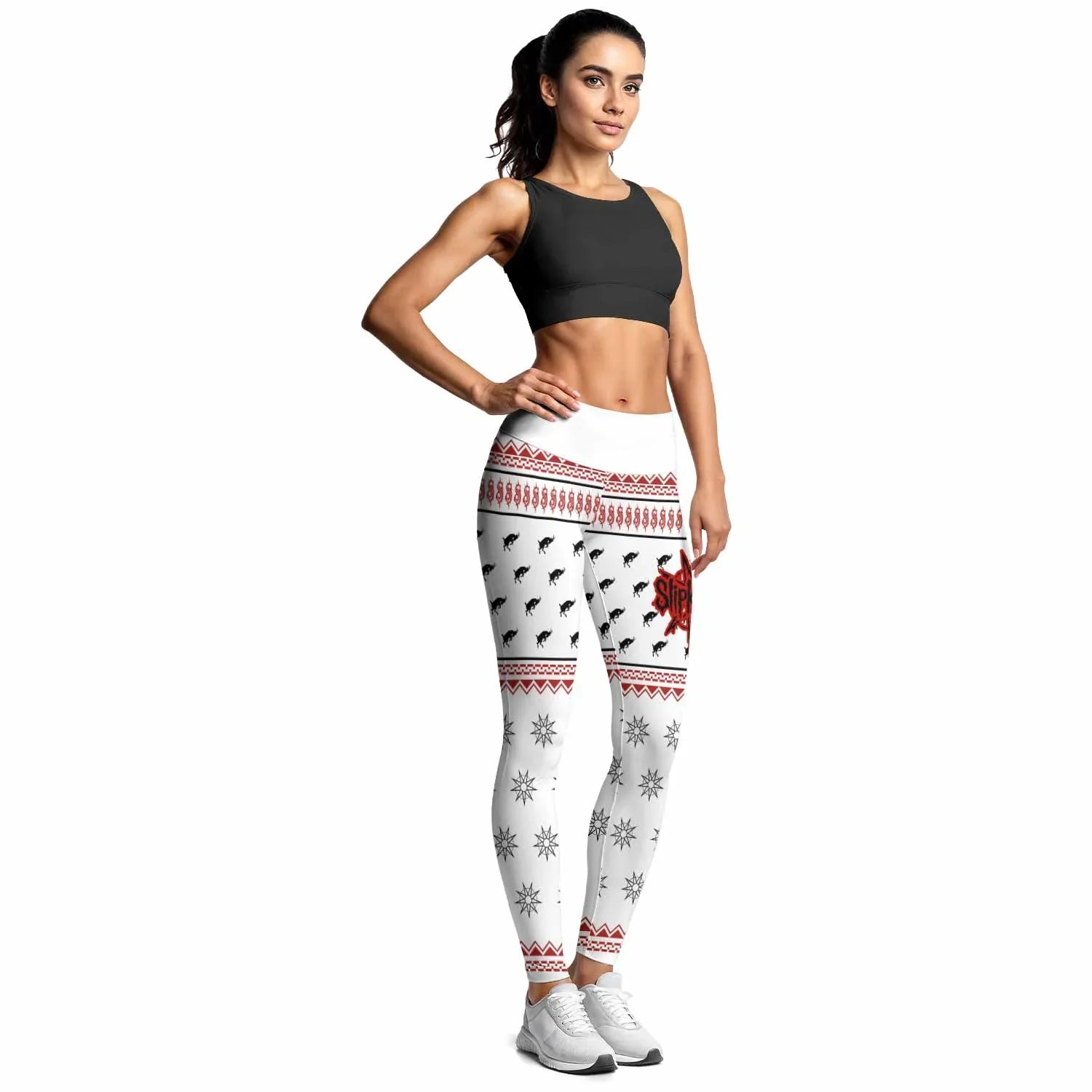 Slipknot Christmas Women's Leggings - lifestyle view