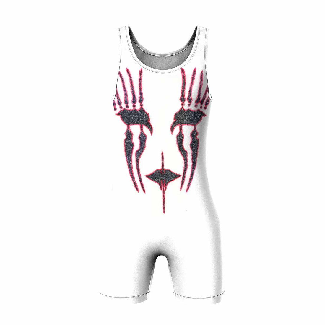 Slipknot Christmas Wrestling Singlet - front and back view