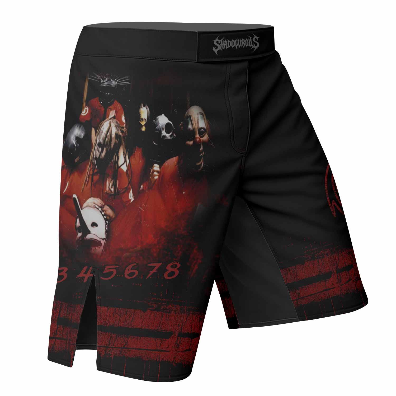 Slipknot Debut Mixed Martial Arts Shorts - right side mockup